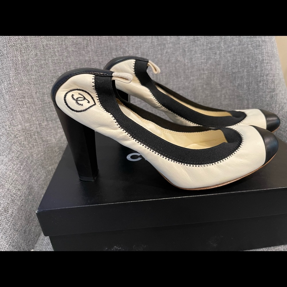 Chanel ballet heels
